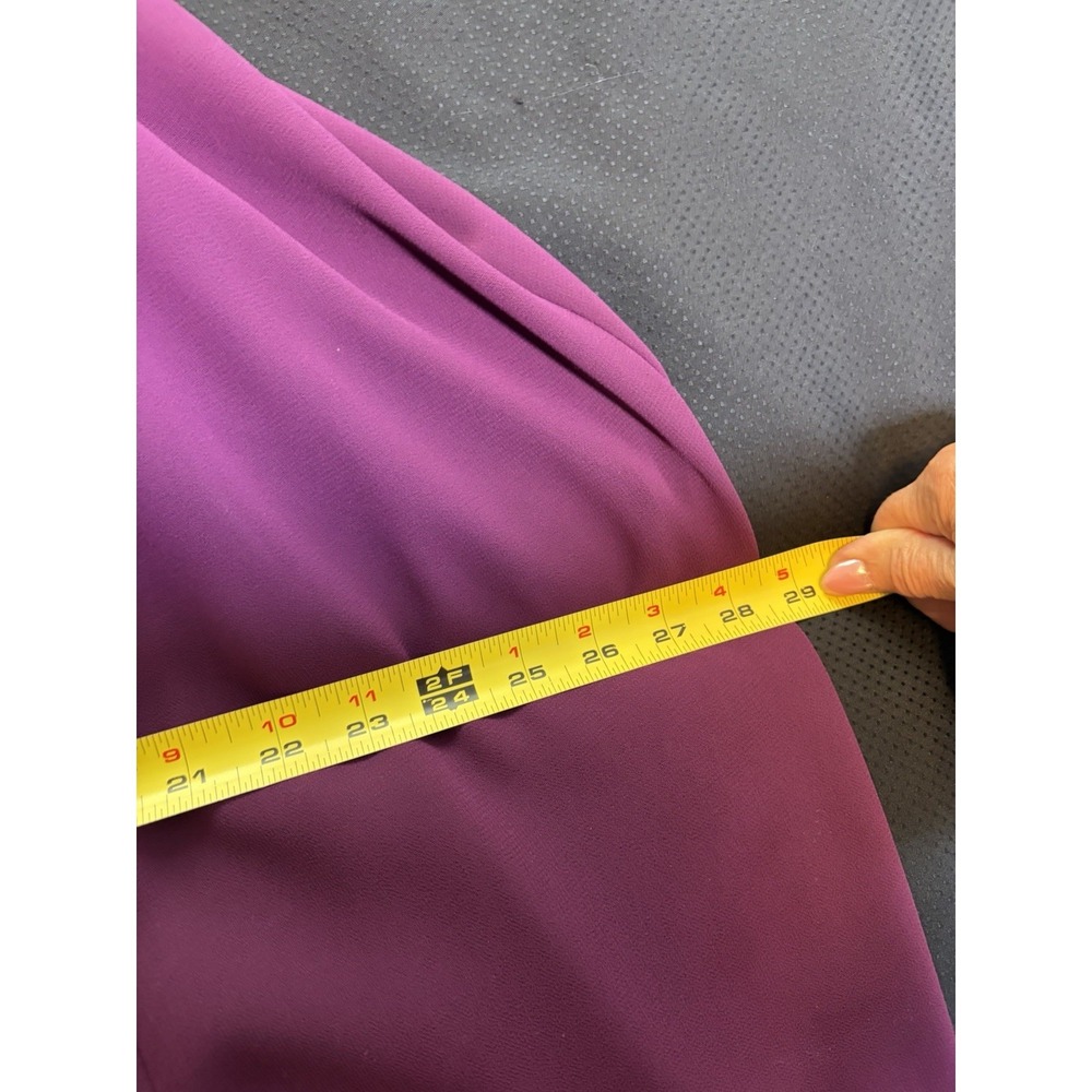 Vtg 80s Scott McClintock 2 Pc Maxi Skirt Suit~8~Purple Lace Trim Victorian Style - Picture 11 of 16
